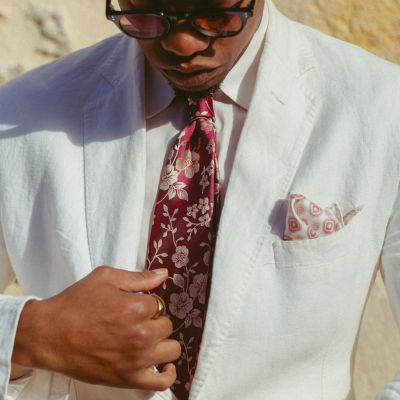 Men's Silvio - Silk Jacquard Tie for Men