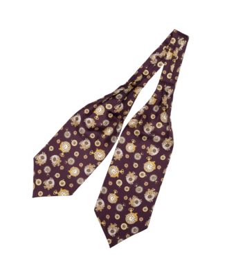 Men's Gilded Keeper - Silk Ascot Cravat Tie for Men