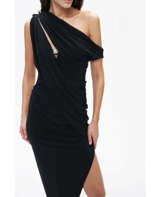 Women's Accessory Detailed Midi Dress