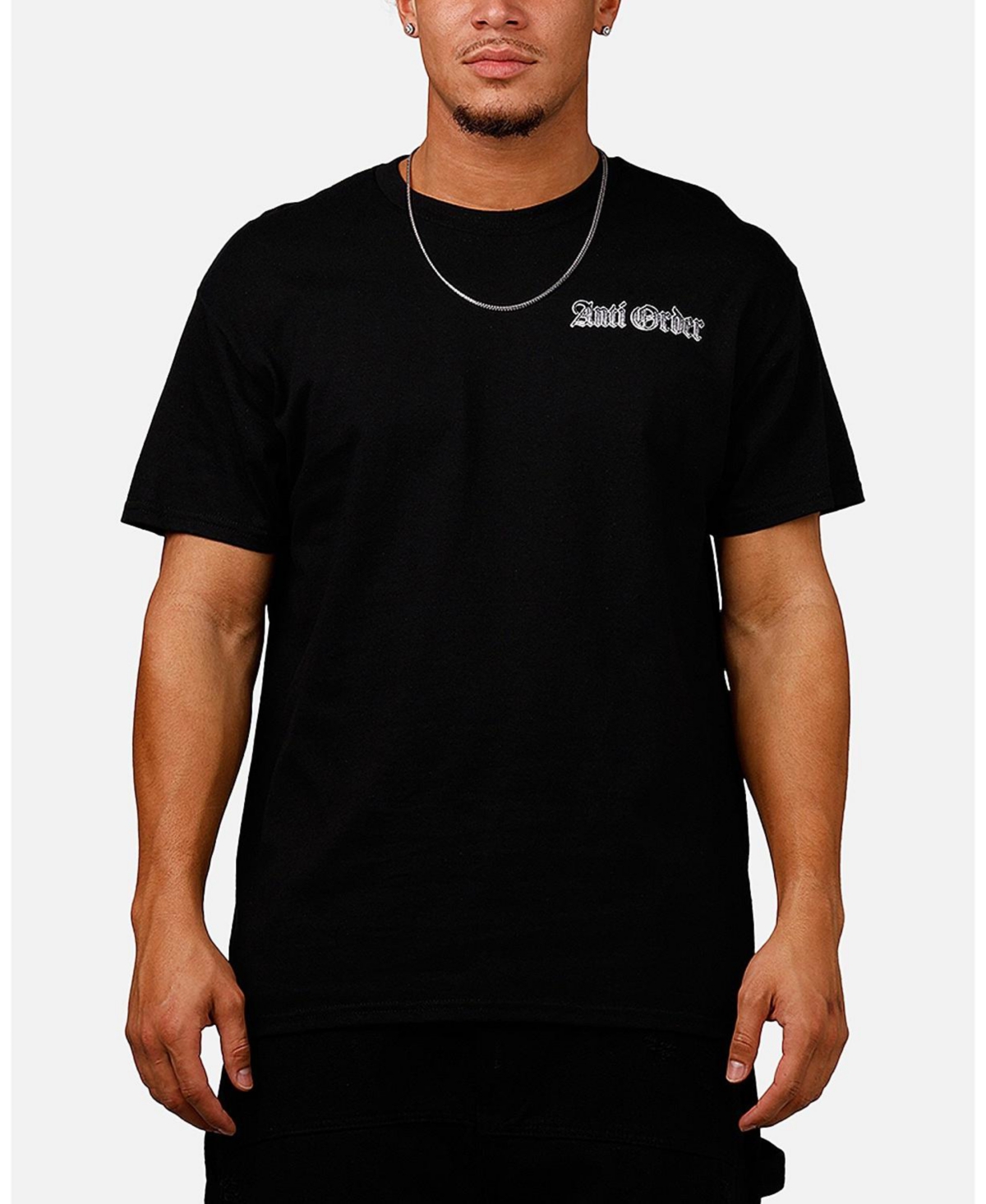 Men's Balaclava T-Shirt - Black