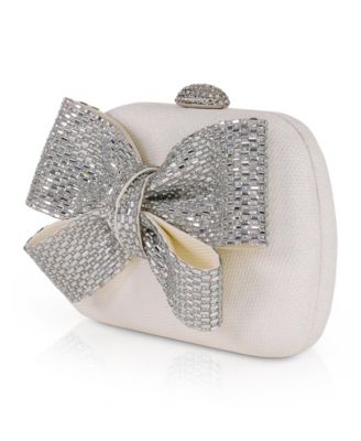 Woman's  Emmy Crystal Bow Minaudiere