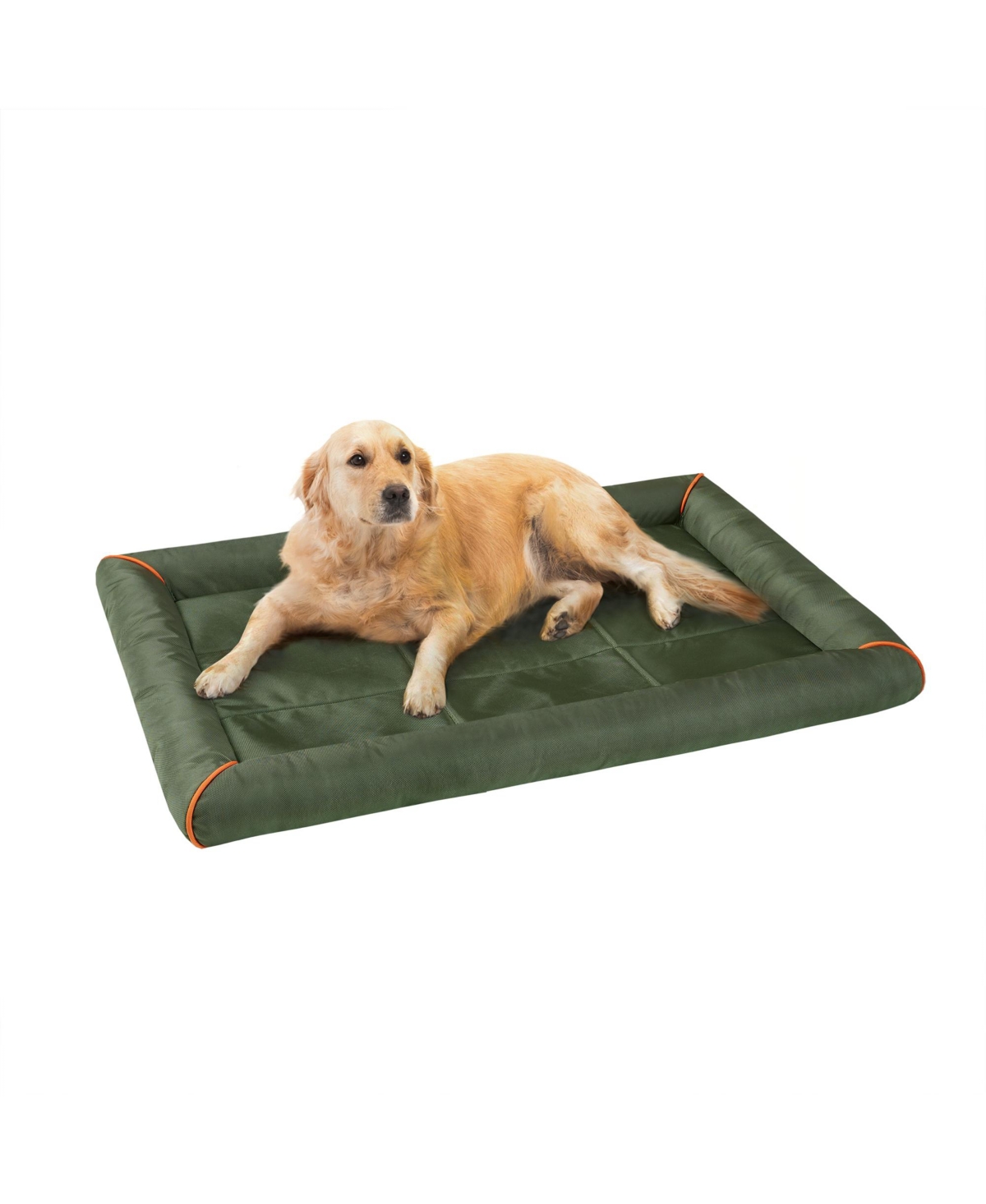 Pet Oxford Bumper Crate Mat - Grey