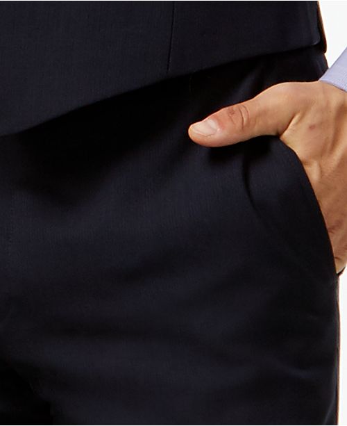 Bar III Navy Solid Extra SlimFit Suit Separates Suits & Tuxedos