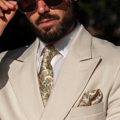 Catania - Printed Silk Tie for Men