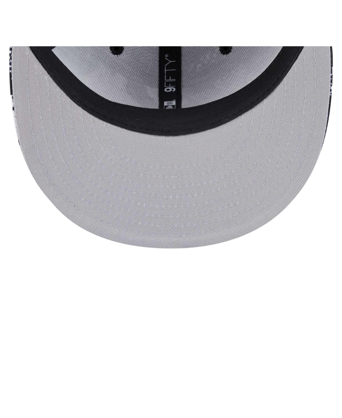 New Era Black San Antonio Spurs Tip-off 9fifty Snapback Hat In Black