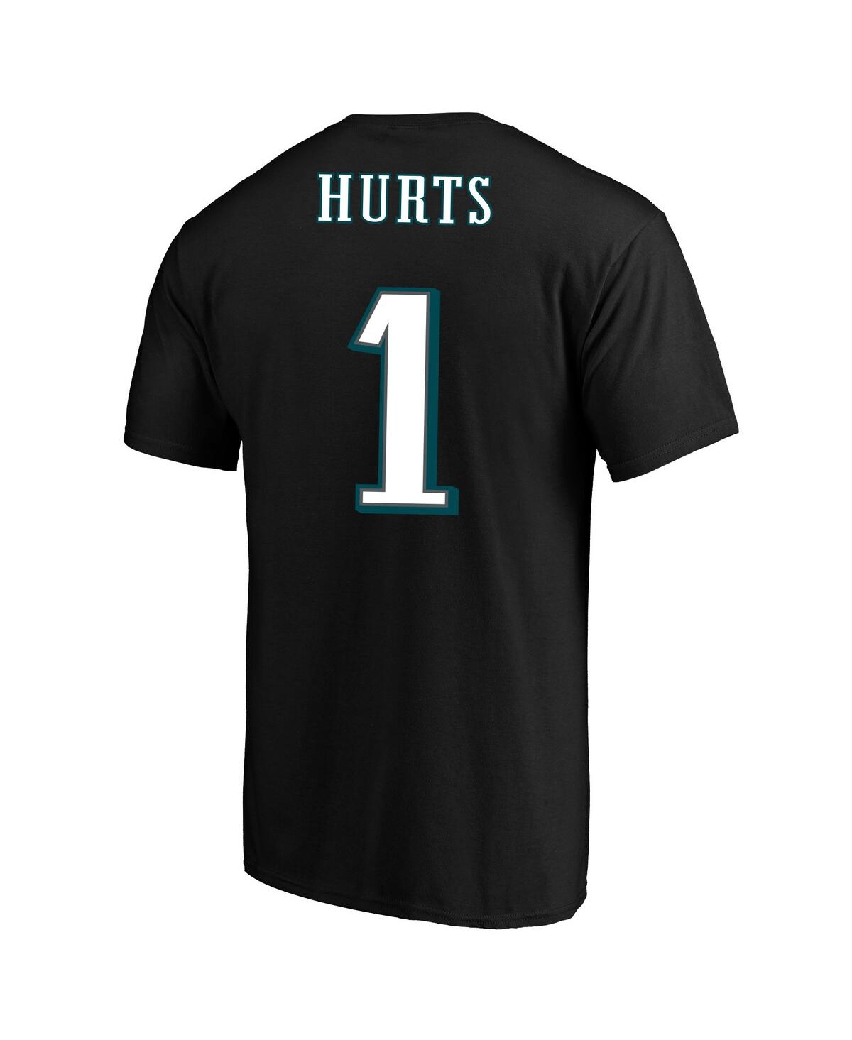 Fanatics Men's Jalen Hurts Black Philadelphia Eagles Super Bowl Lix Big Tall Player Name Number T-shirt In Black