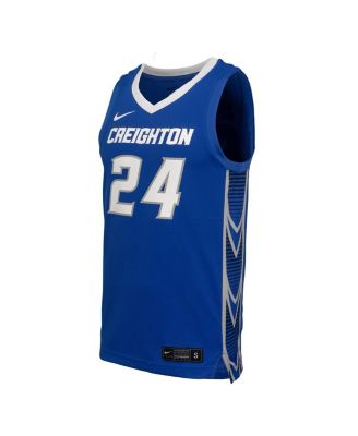 Men's Blue Creighton Bluejays Replica Basketball Jersey