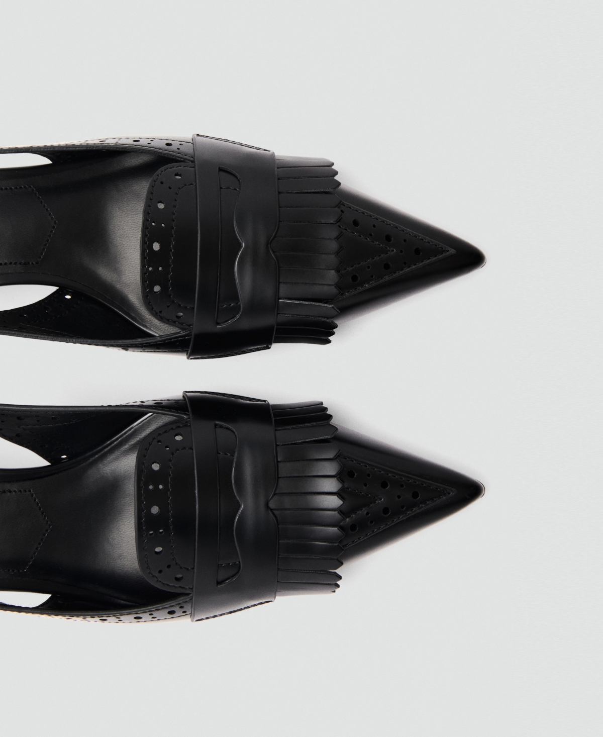 MANGO WOMEN'S FRINGE-HEEL SHOES