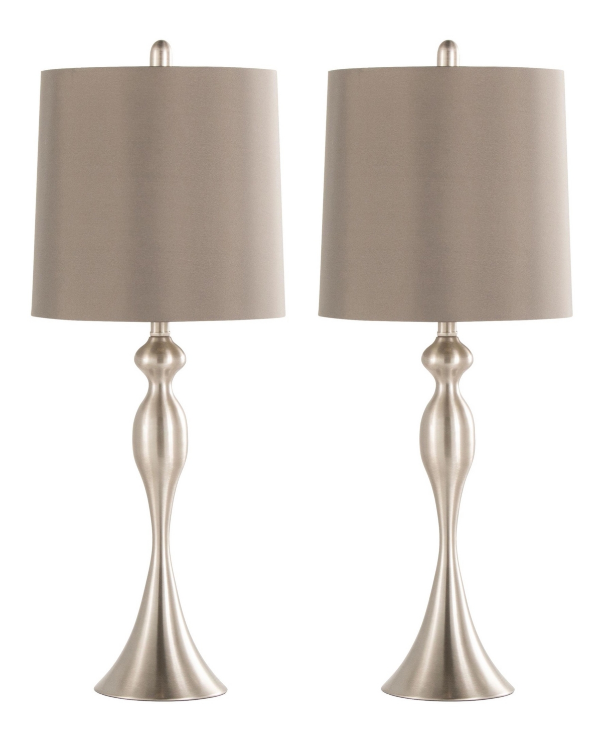LUMISOURCE ASHLAND 27" METAL TABLE LAMP, SET OF 2 