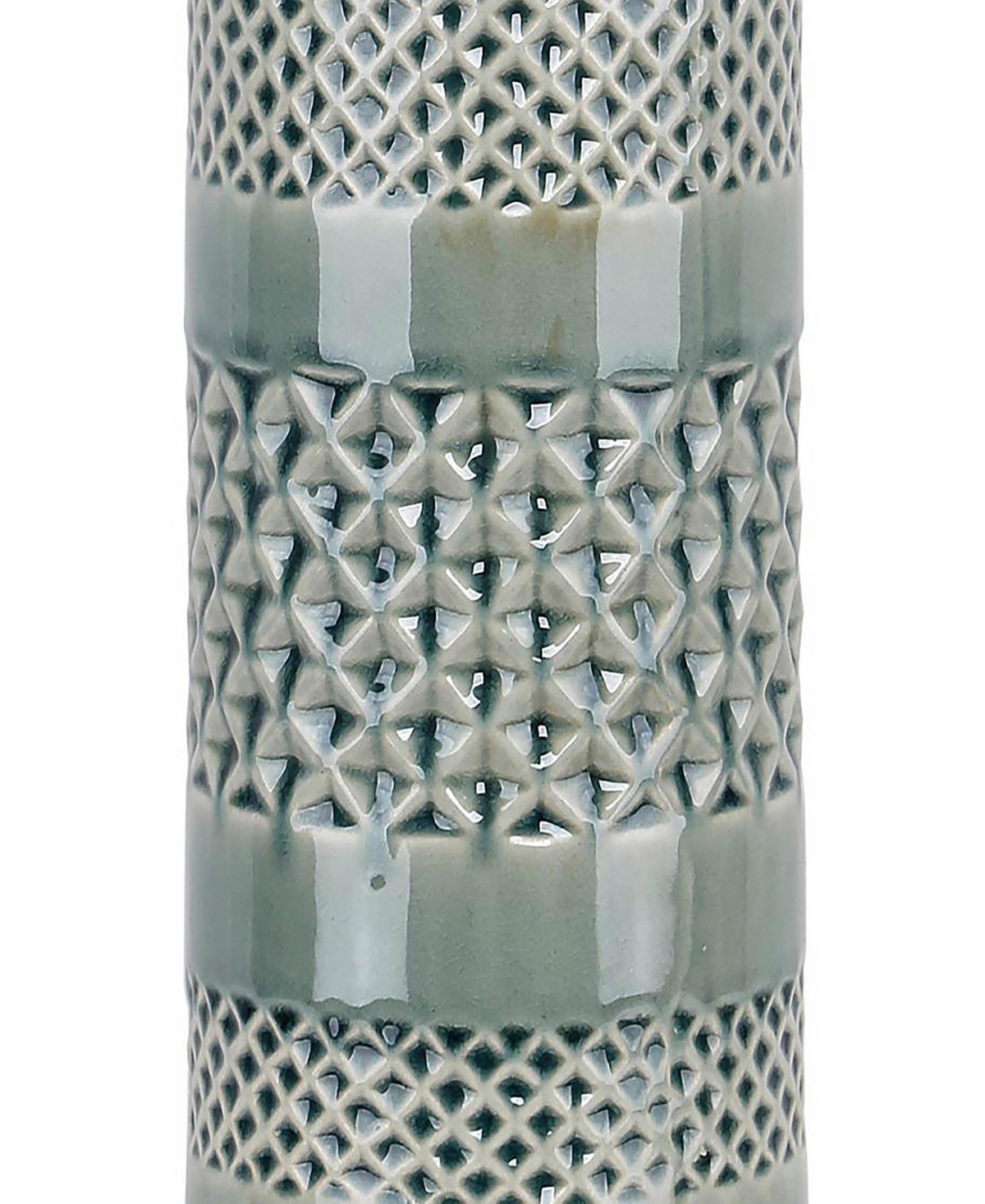 Lumisource Casa 21" Ceramic Table Lamp, Set Of 2 In Sage Green,white