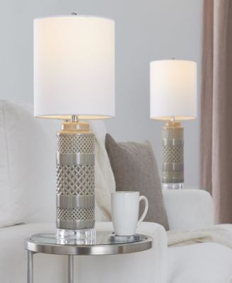 Casa 21" Ceramic Table Lamp, Set of 2