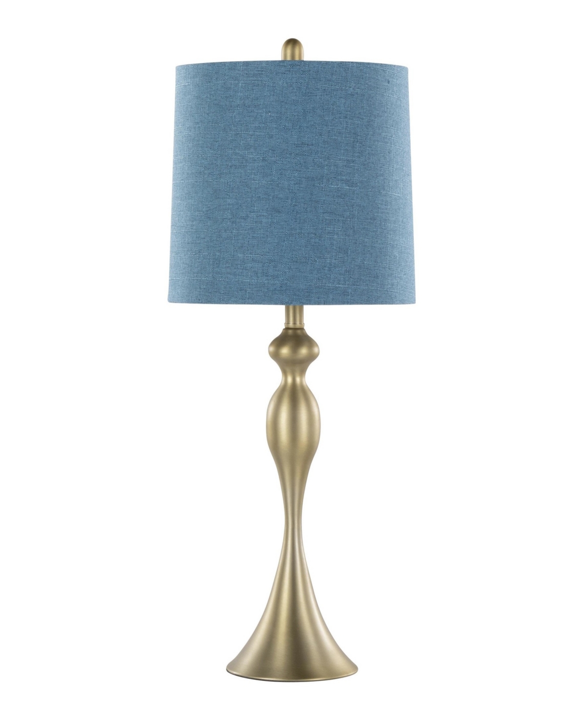 Lumisource Ashland 27" Metal Table Lamp, Set Of 2 In Silver