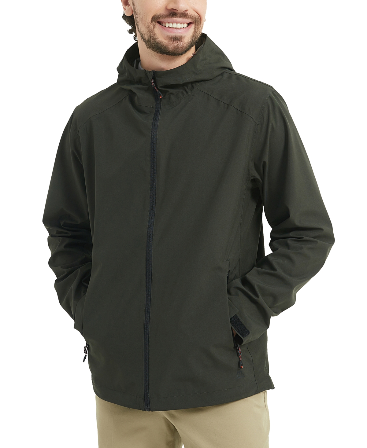 Men's Waterproof All-Season Rain Jacket - Loden