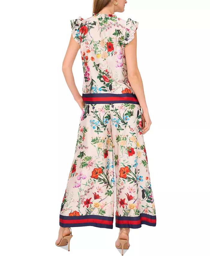 Women's Floral-Print Drawstring Wide-Leg Pants - thumbnail 3