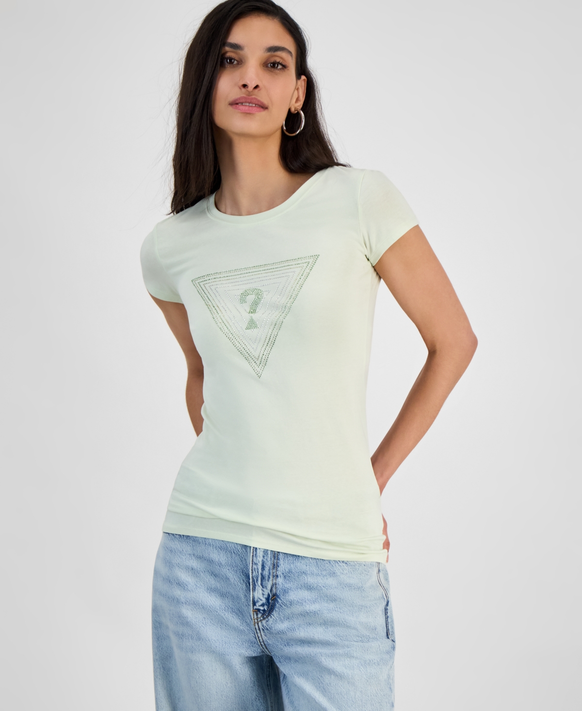 Women's Triangle Ombre R3 Logo T-Shirt - Lemon Tree