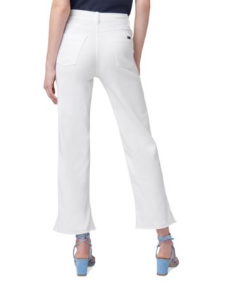 Women's Ruffled-Hem Denim Skimmer Leggings