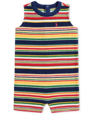 Polo Ralph Lauren - Baby Striped Terry Romper