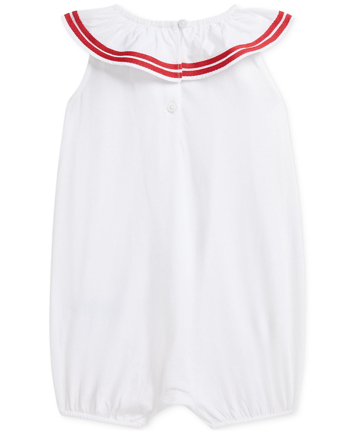 Polo Ralph Lauren Baby Sailor One-piece Romper In White