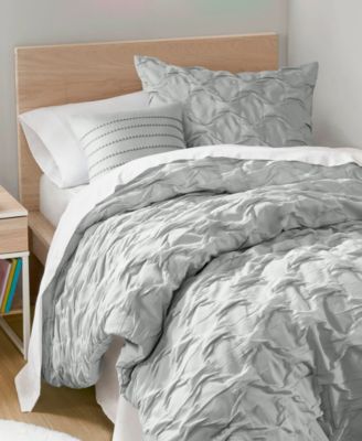 Bailey Diamond Pucker Woven 3-Pc. Comforter Set, Twin/Twin XL
