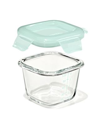 Tot Glass 4-Pack Baby Blocks Food Storage Containers