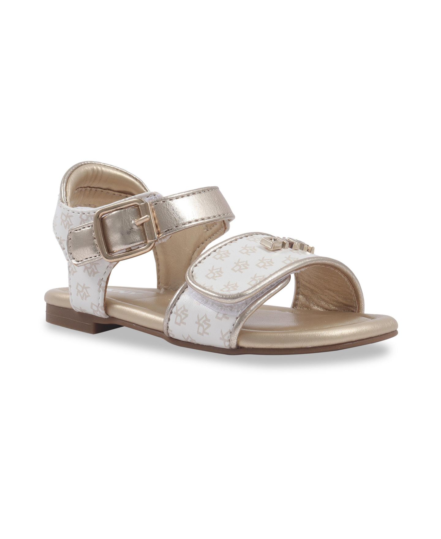 Сандалии DKNY Huston Hollyn Sandal для девочек-малышей, цвет: Слоновая кость — фото 1