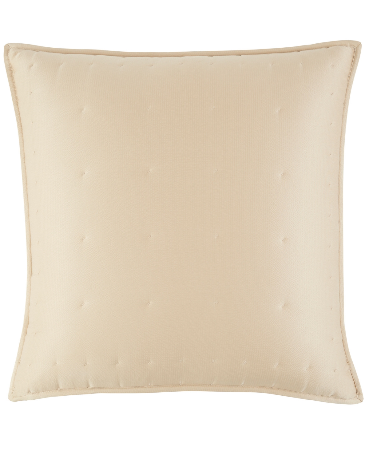 Hammered Silk Sham, European - Black
