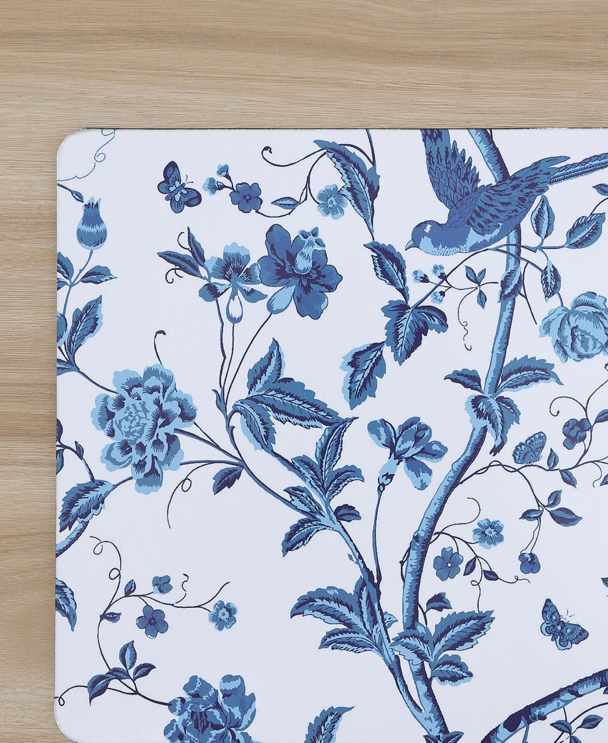 Laura Ashley Summer Palace Cork Placemats Set Of 4, 16" X 12" In Summer Palace