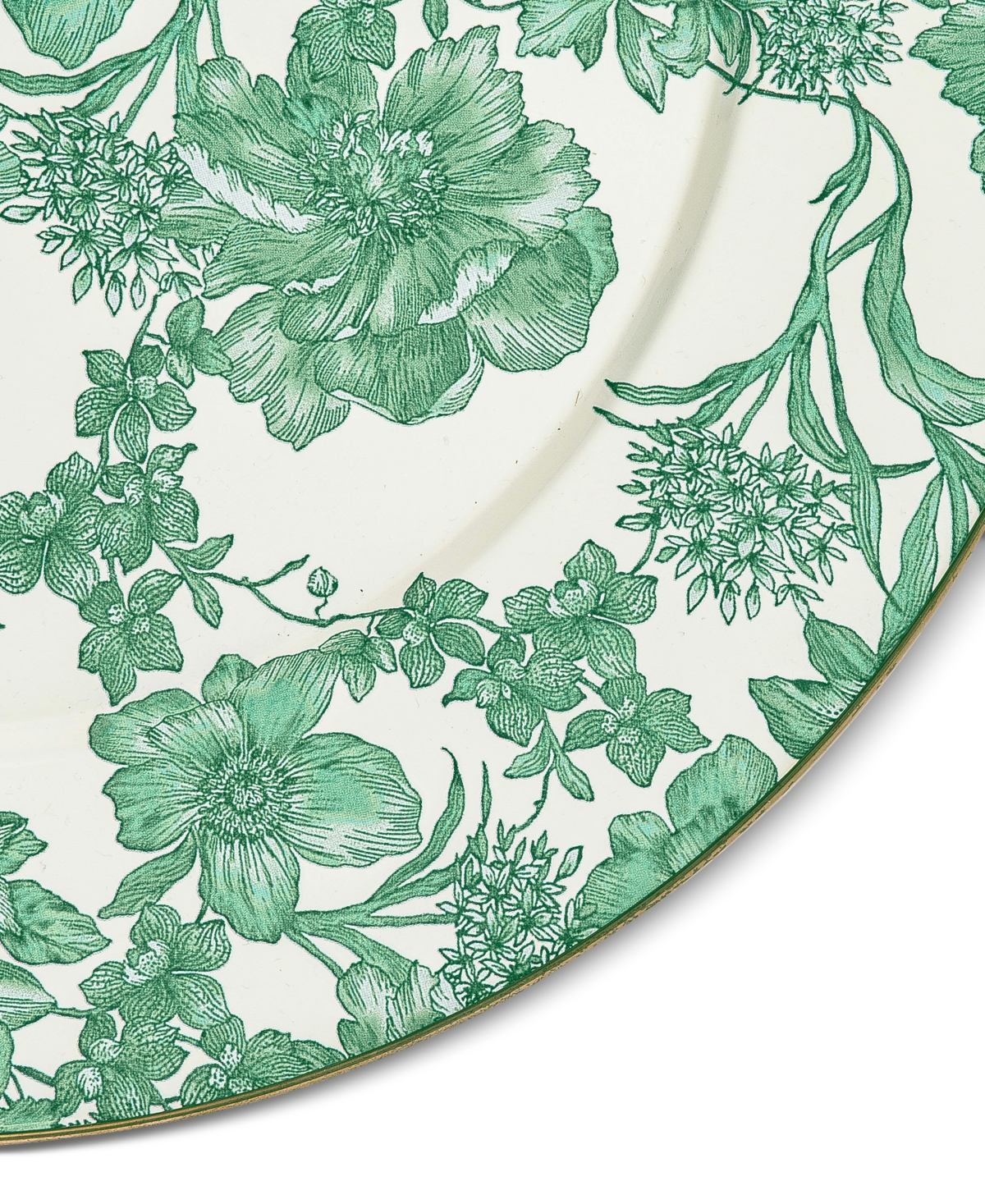 Mackenzie-childs Emerald English Garden Serving Platter