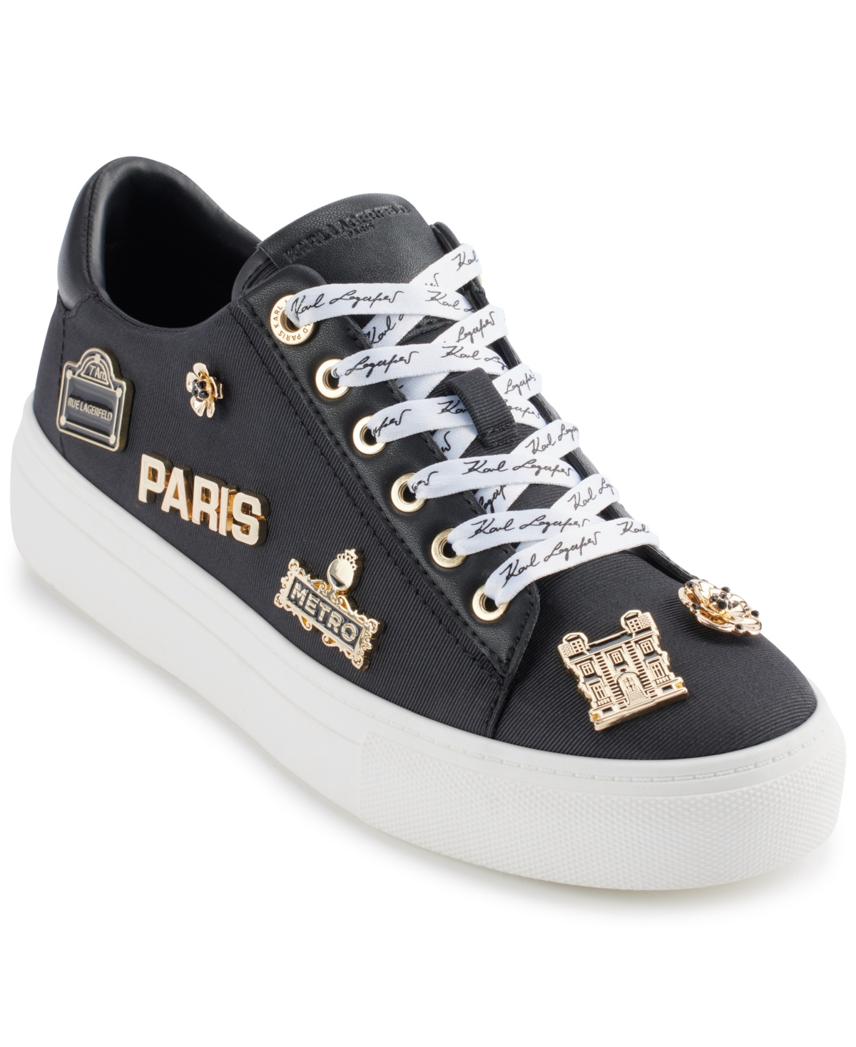 Karl Lagerfeld Cate Sneaker In Black