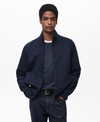 MANGO - Men's Cotton Perkins-Neck Sweatshirt