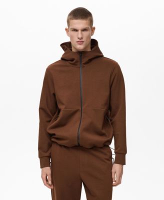 MANGO - Men's Comfort Stretch Hooded Sweatshirt