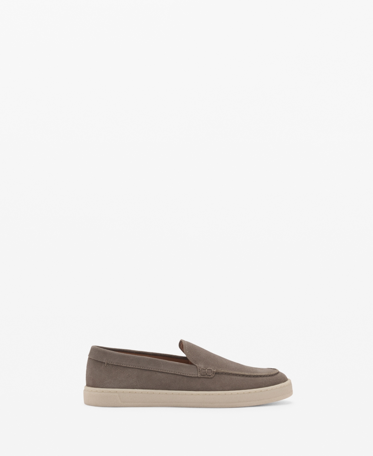 Mango Men's Split Leather Shoes In Gray