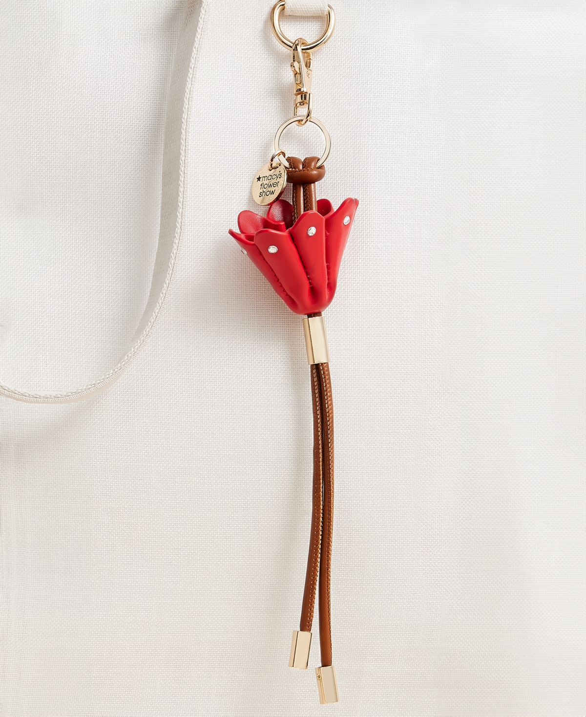 Macy's Flower Show Tulip Bag Charm, Exclusively At  In Red