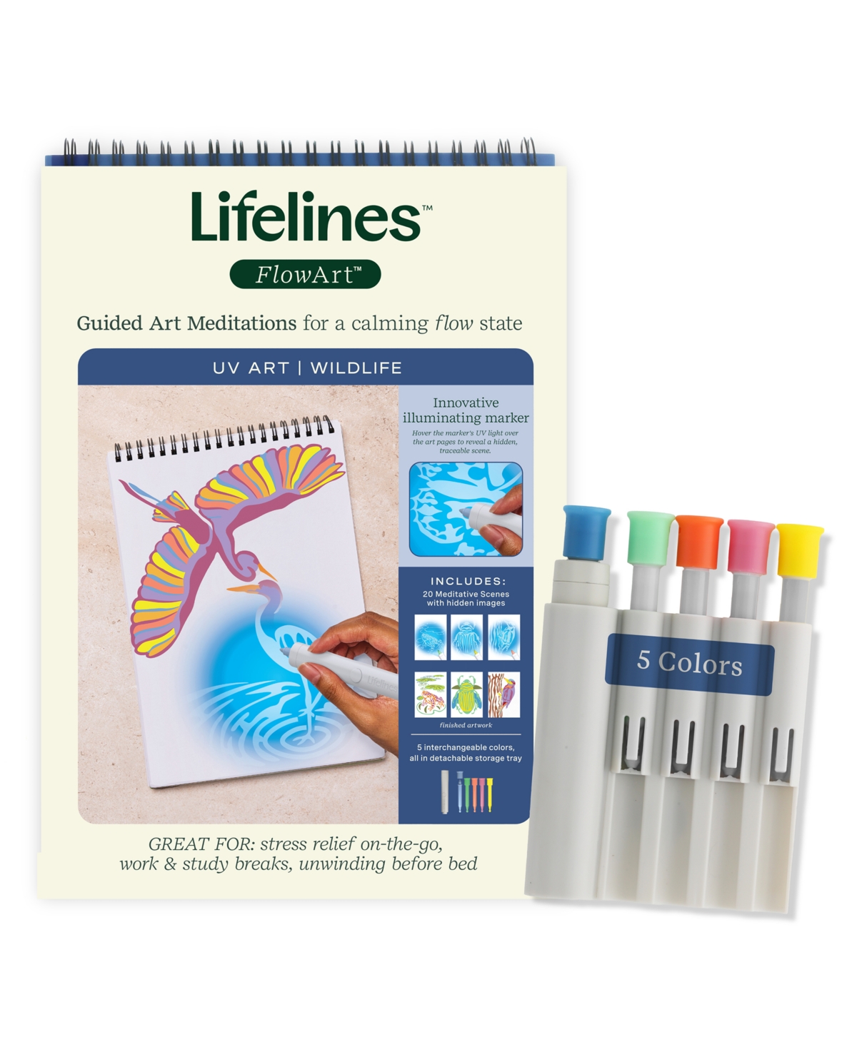 Lifelines Flowart Ultraviolet Art Kit In Multi