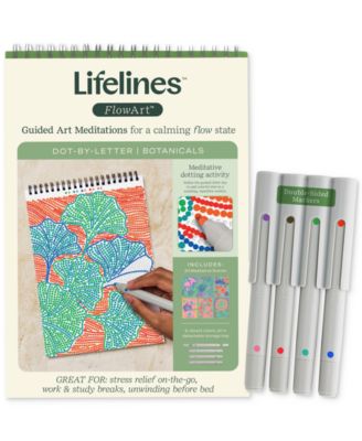 Lifelines - FlowArt Dot-By-Letter Art Kit - Botanicals