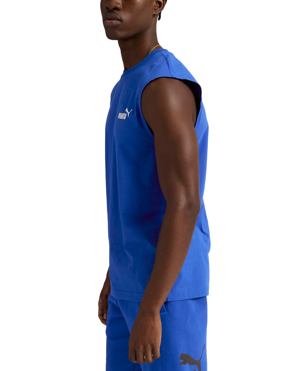 Puma Men's Sleeveless Logo Tank Top