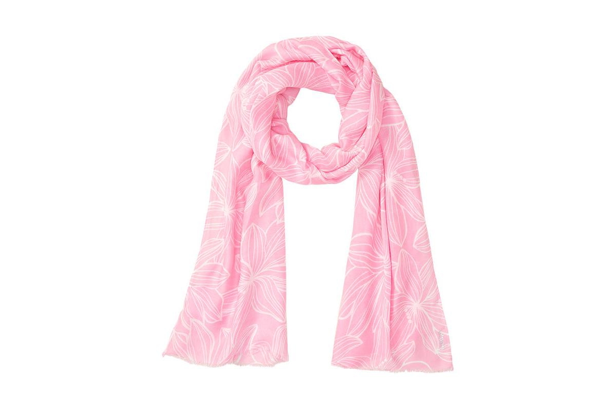 Floral Scarf - Seashell rose
