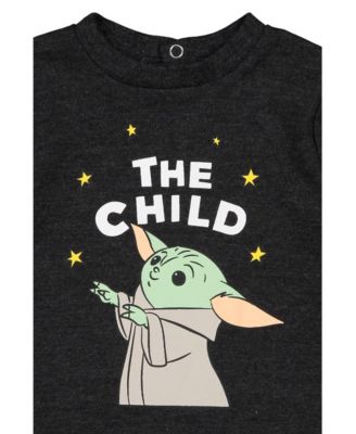 Baby Boys Yoda Bodysuit T-Shirt and Pants 4 Piece Layette Set