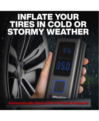  7" x 2.5" x 1.75" Pocket Air Pro 6000mAh Electric Portable Rechargeable Tire Inflator Air Compressor