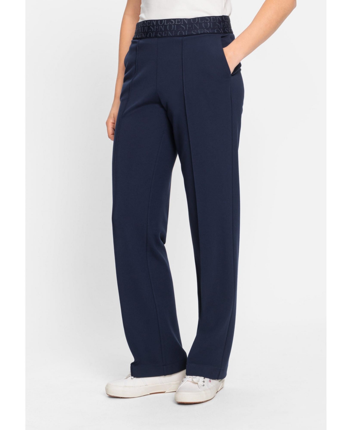 Women's Mona Straight Pull-On Pant - Ink blue