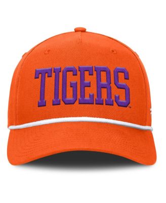 Men's Orange Clemson Tigers Foul Ball Rope Adjustable Hat