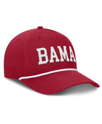 Men's Crimson Alabama Crimson Tide Foul Ball Rope Adjustable Hat