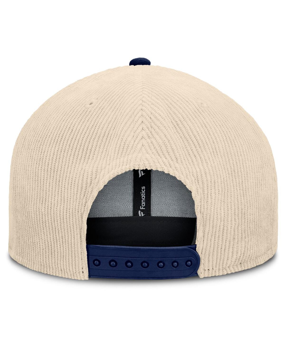 Fanatics Men's Tan Notre Dame Fighting Irish Catcher Snapback Hat In Tan