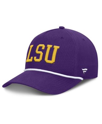 Fanatics - Men's  Purple LSU Tigers Foul Ball Rope Adjustable Hat