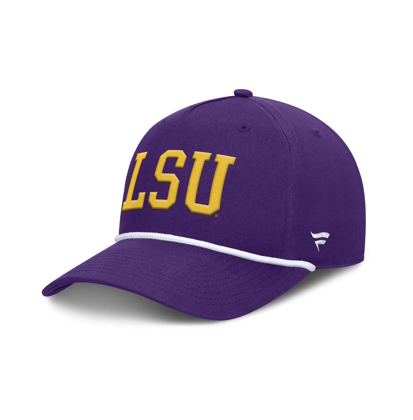 Мужская кепка Fanatics Purple LSU Tigers Foul Ball Rope Adjustable Hat — фото 1