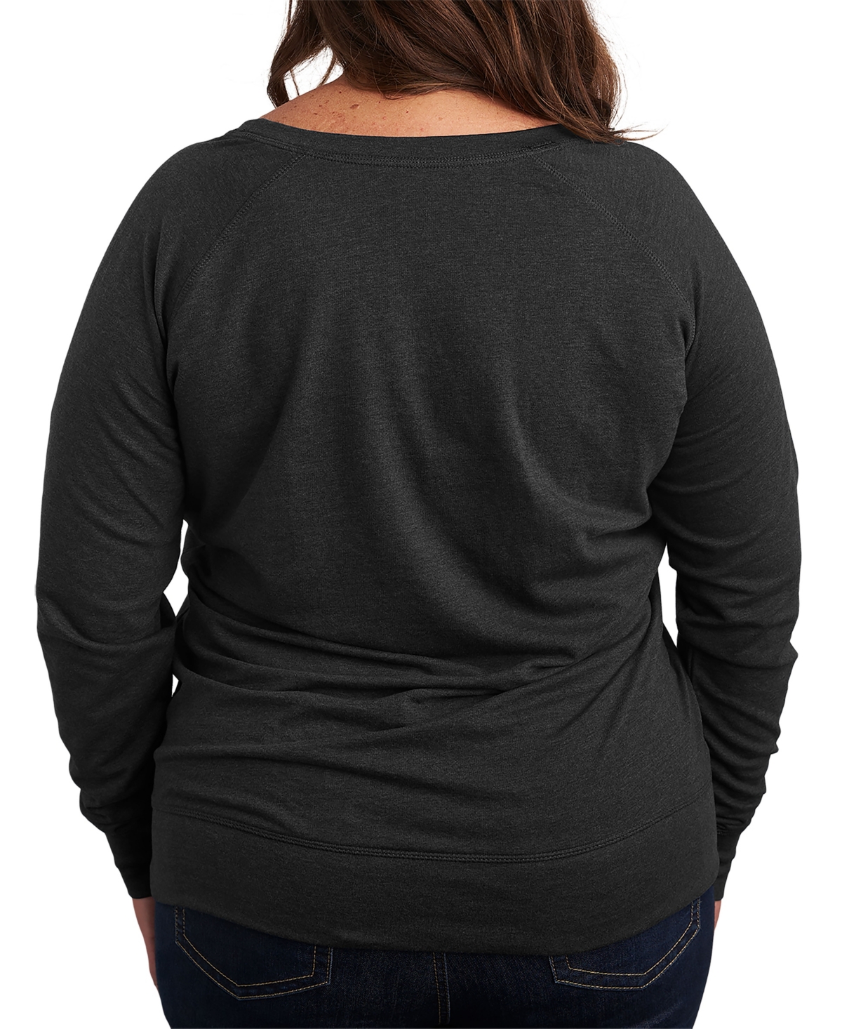 Hybrid Apparel Plus Size Sloth Nope Not Today Graphic Pullover T-shirt In Black
