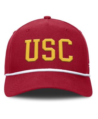 Men's Cardinal USC Trojans Foul Ball Rope Adjustable Hat