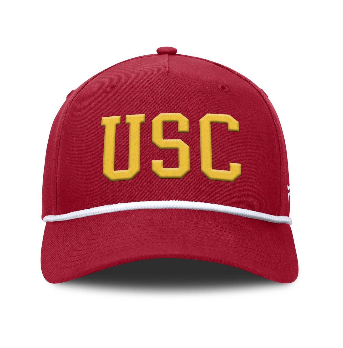 Мужская кепка Fanatics Cardinal USC Trojans Foul Ball Rope Adjustable Hat — фото 4