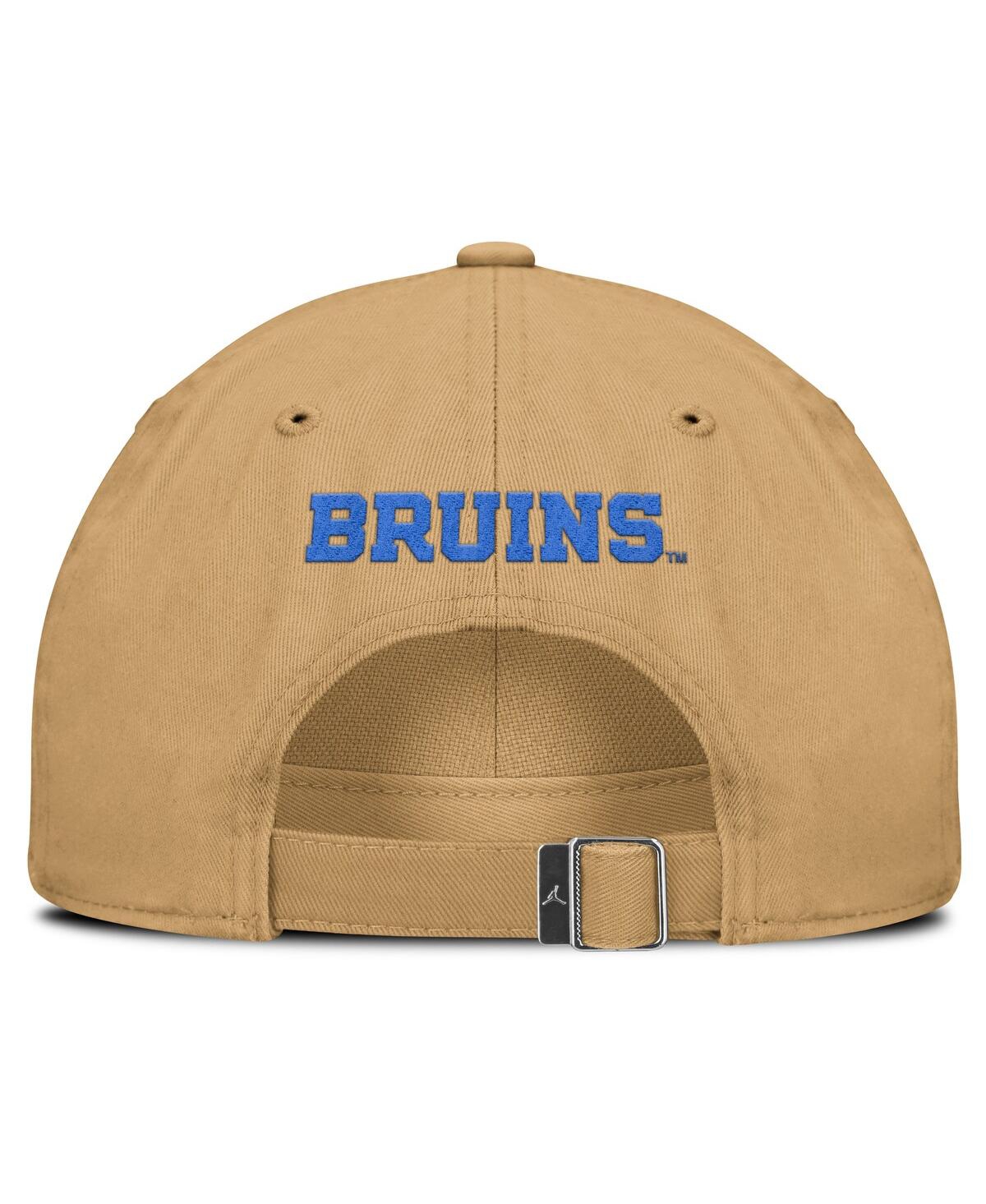 JORDAN MEN'S KHAKI UCLA BRUINS PRIMETIME CLUB ADJUSTABLE HAT 