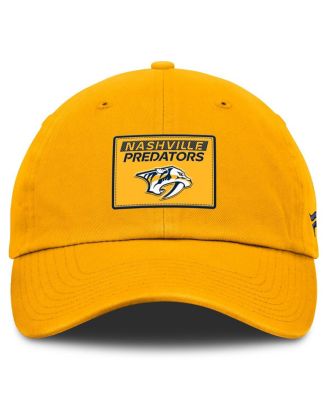 Men's Gold Nashville Predators Authentic Pro Prime Adjustable Hat